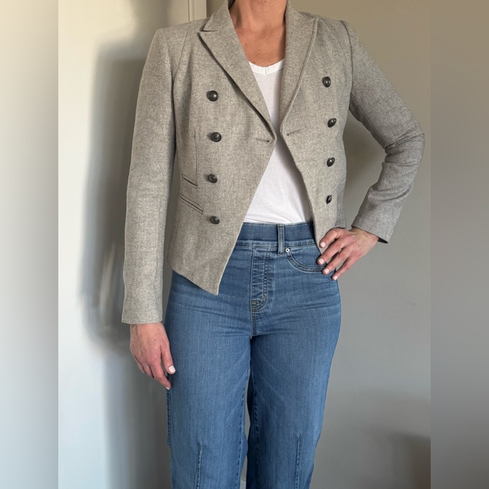 Button up grey blazer